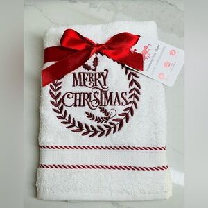 Kitchen Hand Towels Christmas MERRY CHRISTM Dish Towels Bar Towels 18” X 25” New